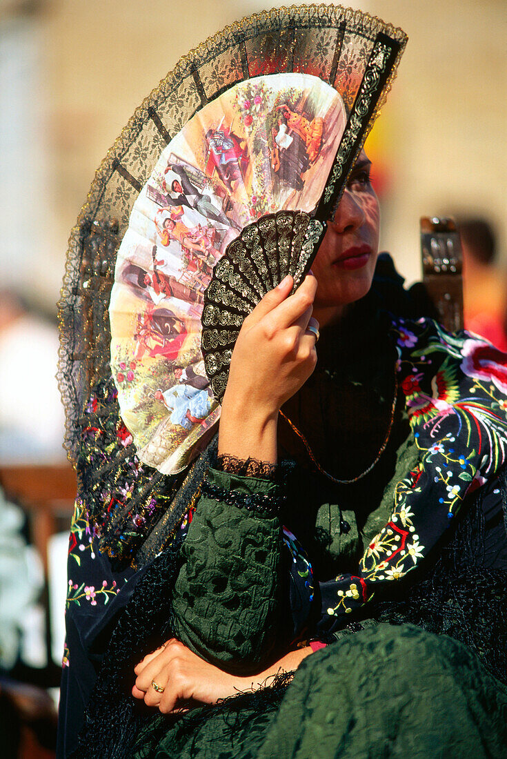 Dama de Honor,Safranrose festival,Consuegra,Province Toledo,Castilla-La Mancha,Spain