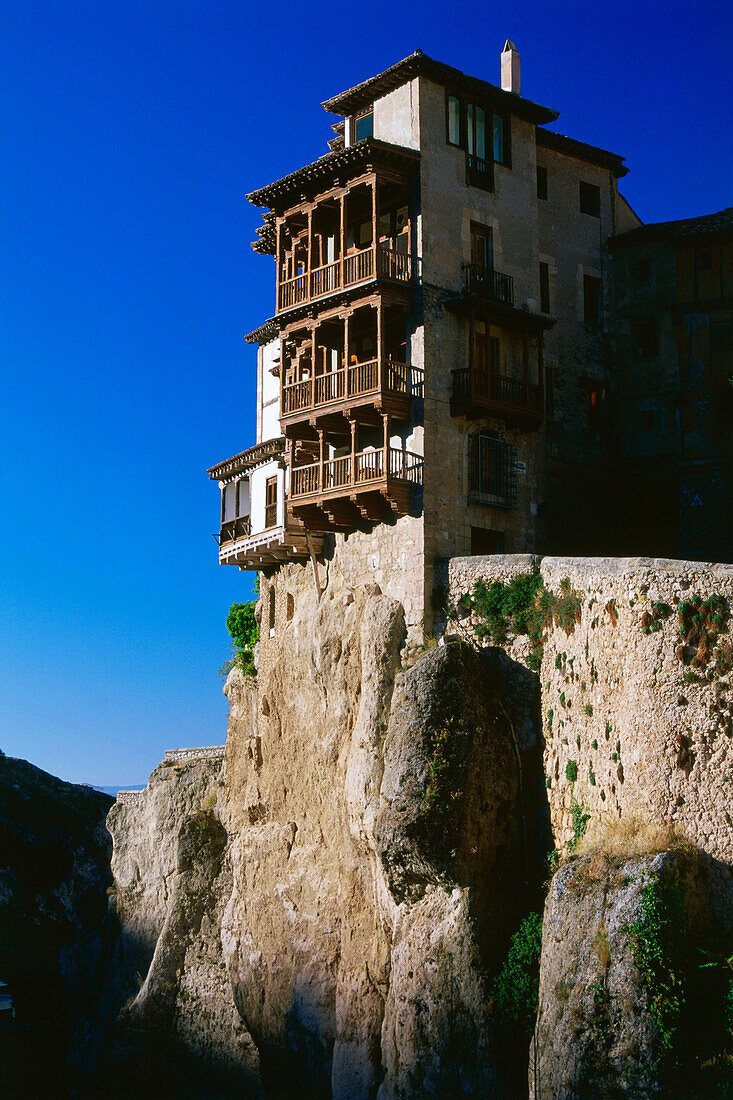 Overhanging houses,Casas Colgadas,Huecar-Gorge,Cuenca,Castilla-La Mancha,Spain