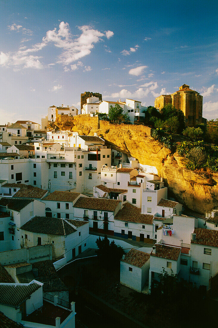 Setenil,rocks,white village,Province Cadiz,Andalusia,Spain