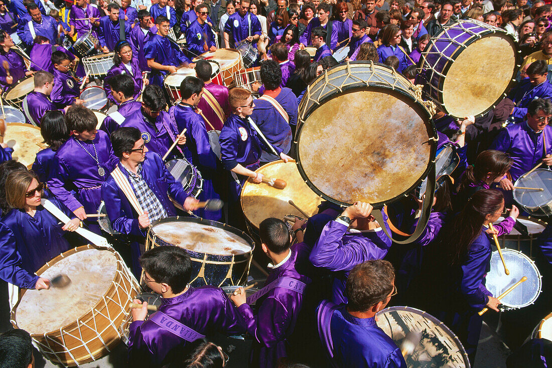 The drums of Calanda,Holy Week,Calanda,Province Teruel,Aragon,Spain
