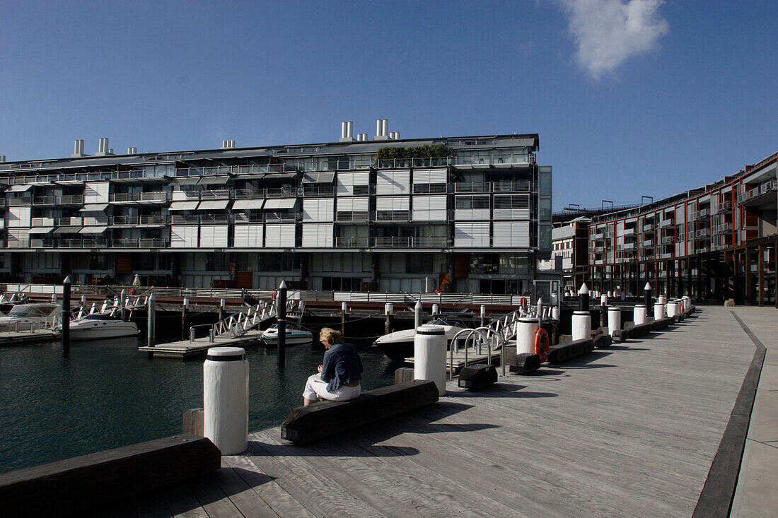 Walsh Bay, pier apartments, shops,restaurants,state Capital of New South Wales, Sydney, Australia