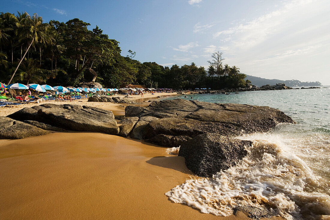 View over Laem Singh Beach, between Hat Surin and Hat Kamala, Phuket, Thailand, after the tsunami