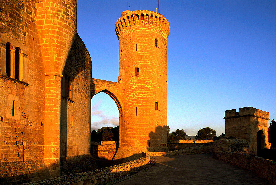 Castle, Castell de Bellver, Palma de Mallorca, Mallorca, Spain