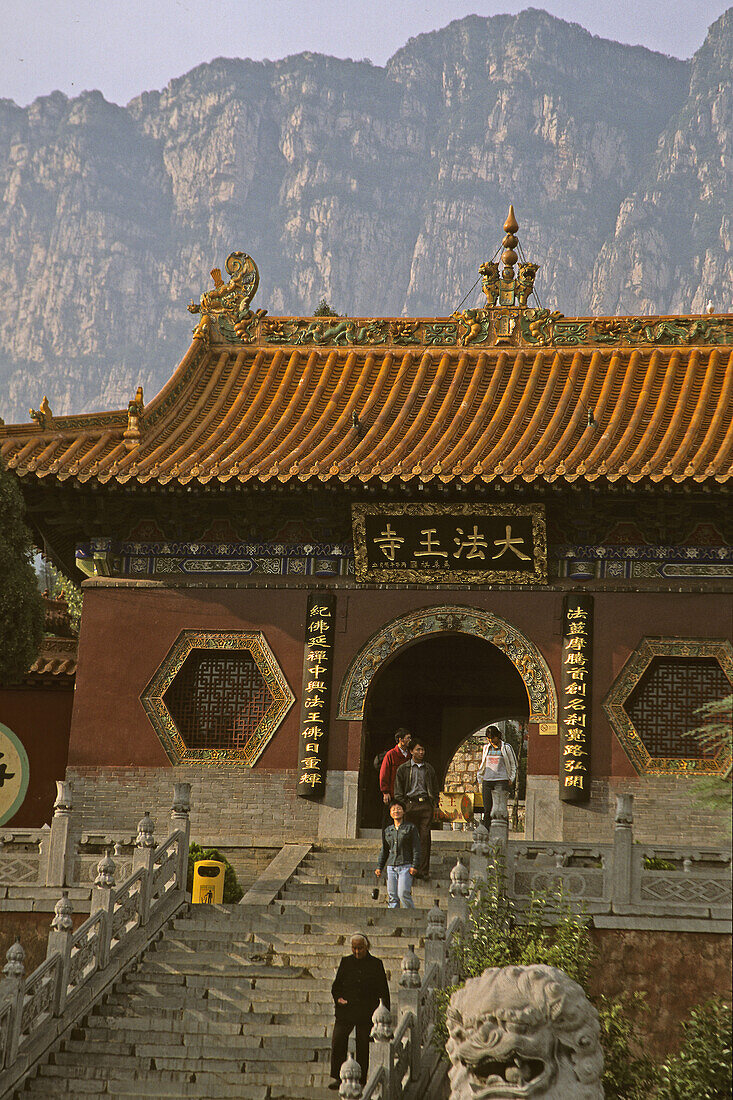Fa Wang Buddhist monastery, Taoist Buddhist mountain, Song Shan, Henan province, China, Asia