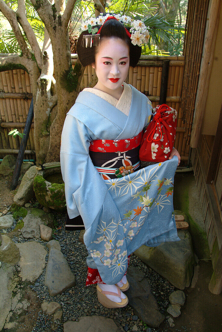 A Geisha in Training, Maiko Masayo, Kyoto, Japan