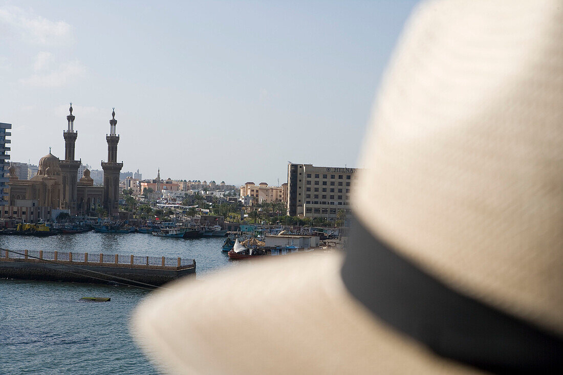 Approaching Port Said, View from MS Europa, Port Said, Suez Canal, Egypt