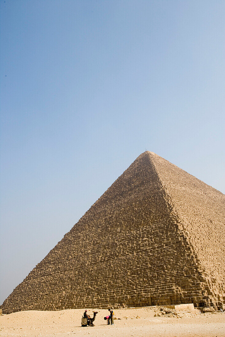 Die pyramiden von Gizeh, Kairo, Ägypten