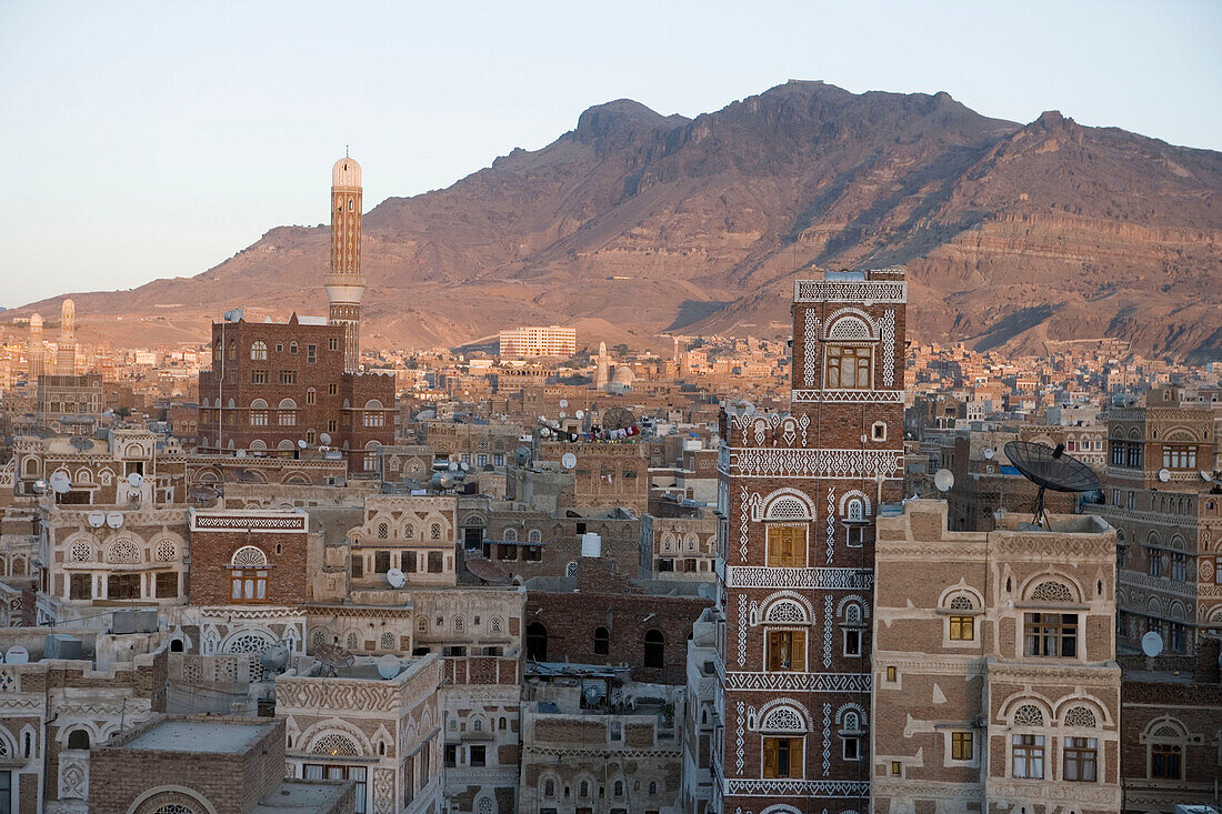 Traditional Houses in Old Town Sana'a,Sana'a, Yemen