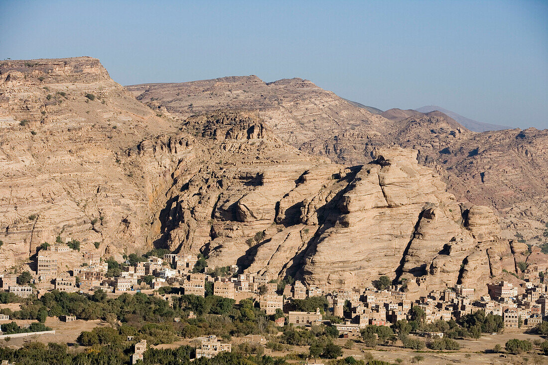 Rock Houses at Wadi Dhar, Yemen