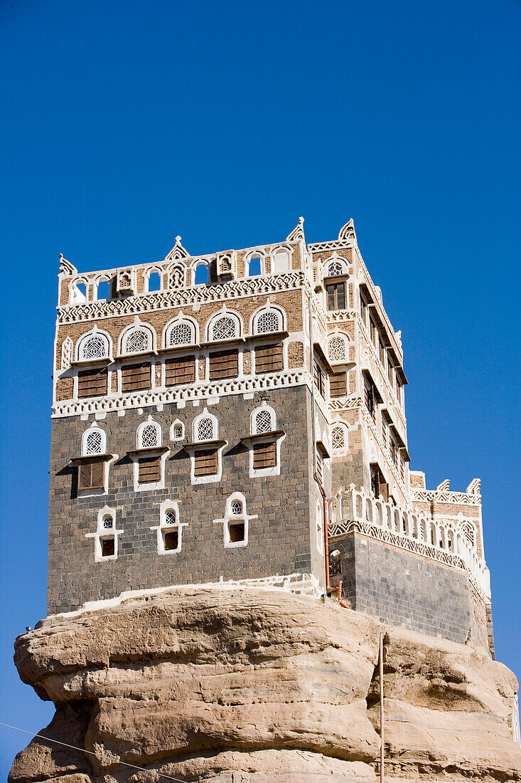 Dar al-Hajar Rock Palace,Wadi Dhar, near Sana'a, Yemen