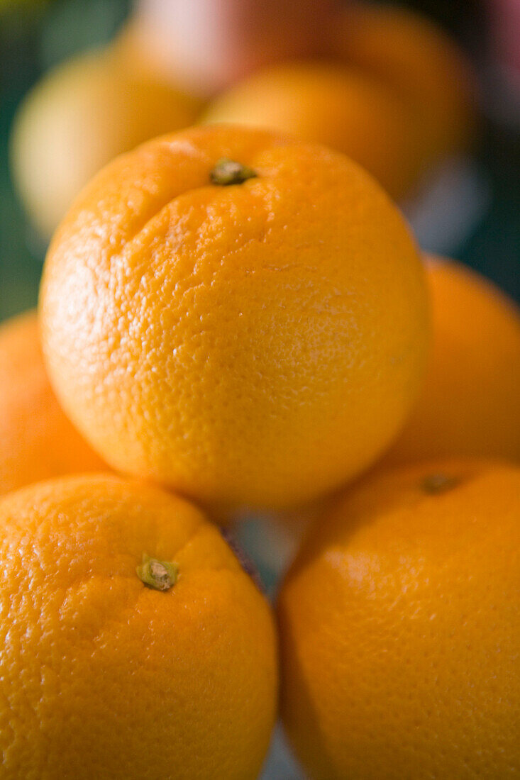 Orangen als Opfergabe, Kloster Po Lin, Ngong Ping Plateau, Lantau Island, Hong Kong