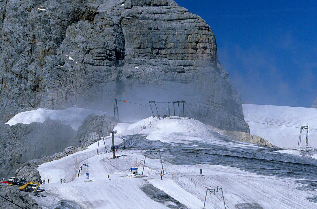 Sommerskigebiet auf dem Schladminger Gletscher, Dachsteingruppe, Oberösterreich, Österreich