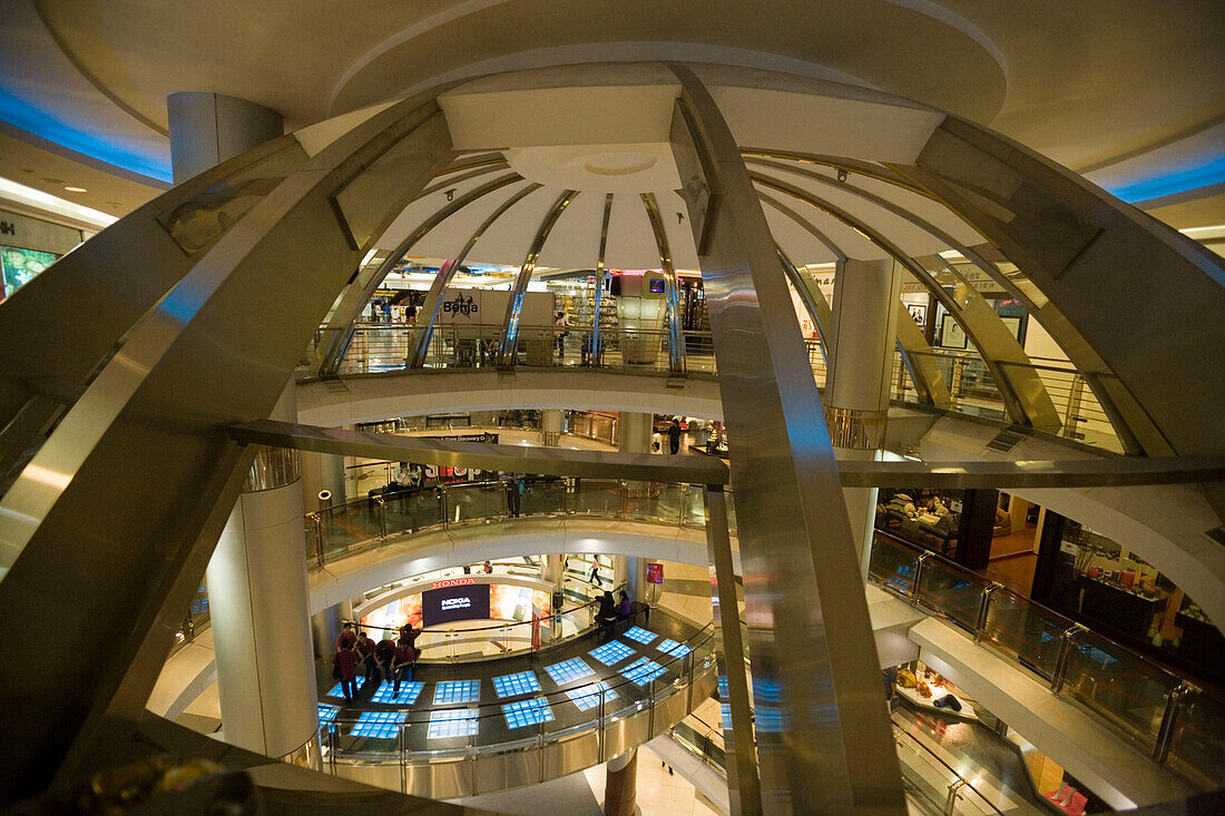View inside Siam Discovery Center, Shopping Mall, Siam Square, Pathum Wan district, Bangkok, Thailand
