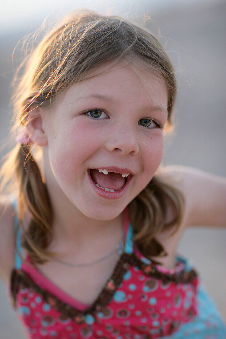 Portrait of a girl ( 7 years)