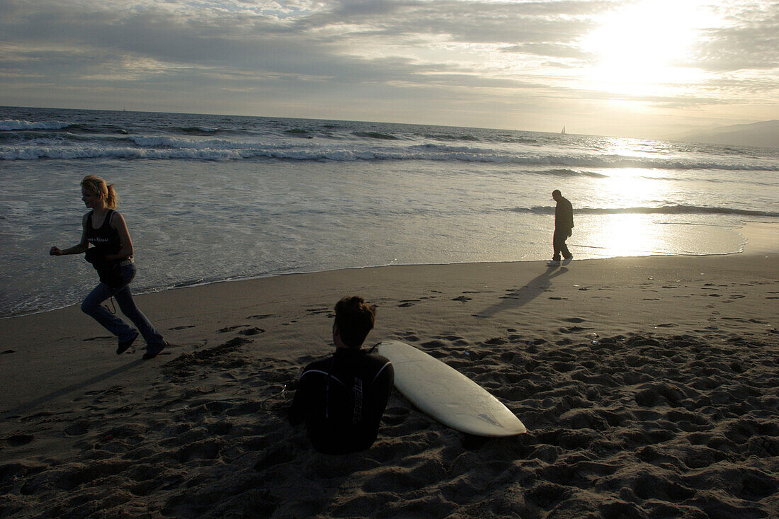 Surfver, venice beach, Los Angeles, L.A., Caifornia, U.S.A., United States of America