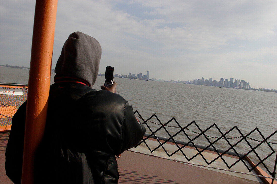 Fähre zwischen Manhatten und Staten Island, Staten Island Ferry, Manhattan, New York City, U.S.A., Vereinigte Staaten von Amerika