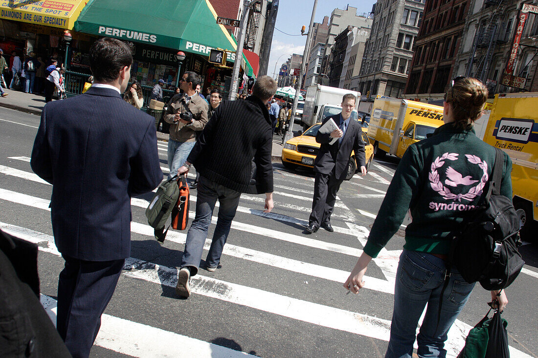 Canal Street, Chinatown, Manhattan, New York City, U.S.A., Vereinigte Staaten von Amerika