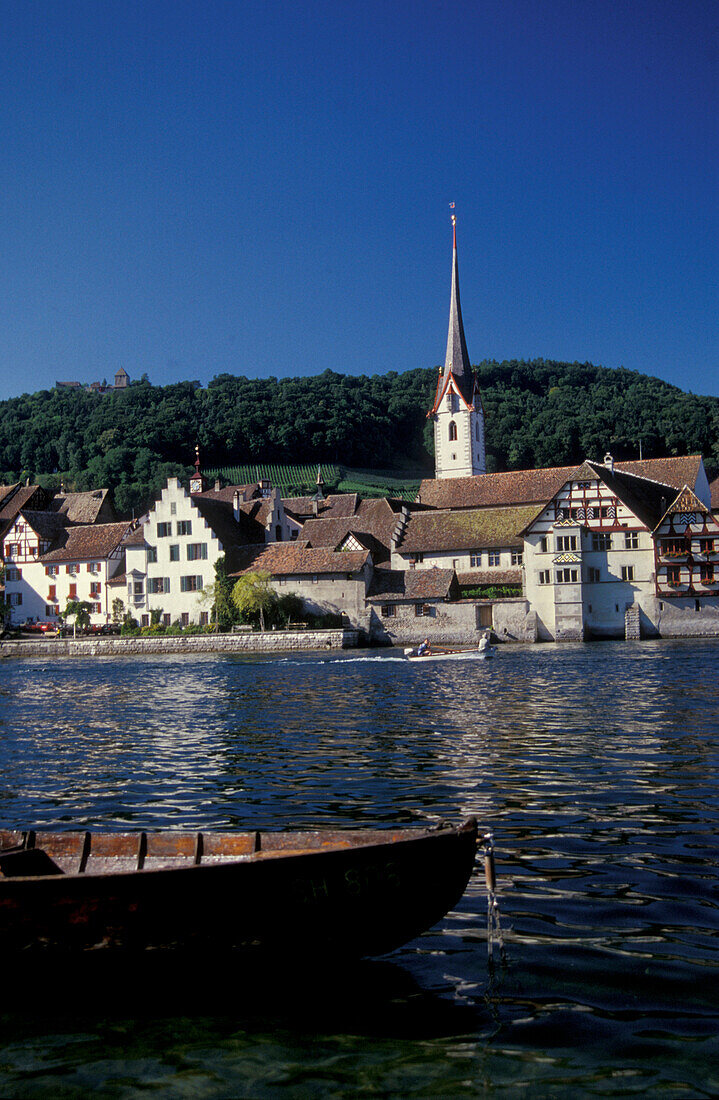 Viwe of Stein am Rhein, Kanton Schaffhausen, Switzerland