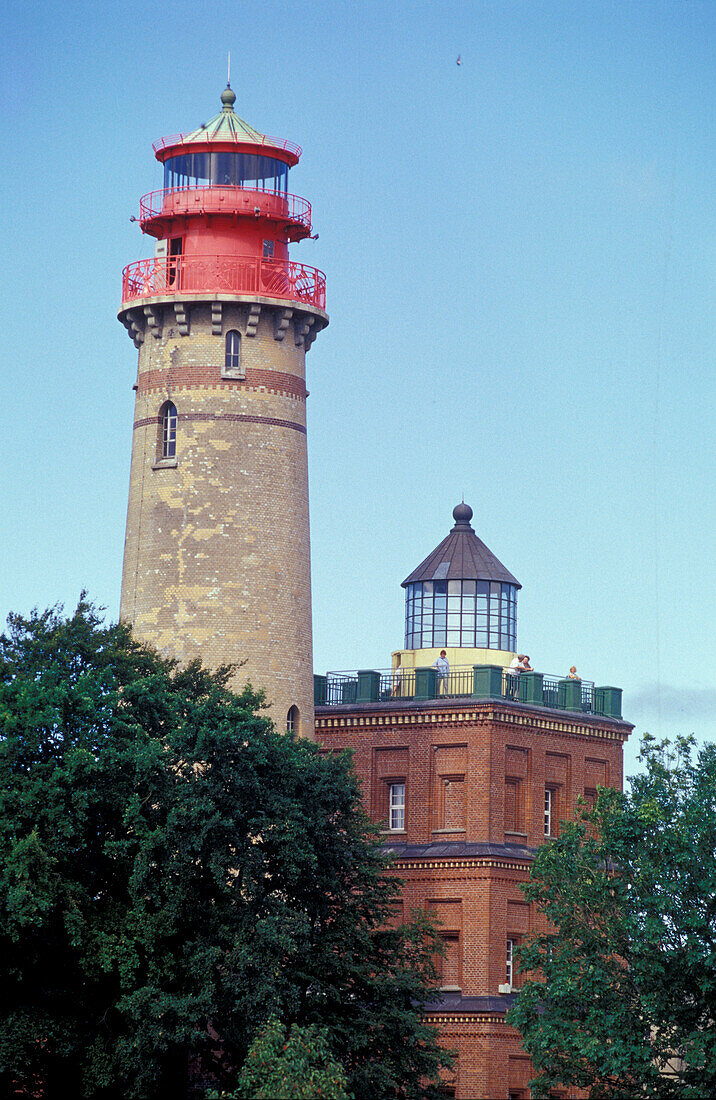 Leuchtturm am Kap Arkona, Insel Rügen, Mecklenburg-Vorpommern, Deutschland, Europa