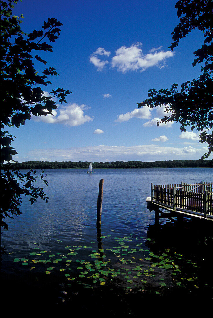 Lake Dobbertin, Mecklenburg-pomerania, Germany, Europe