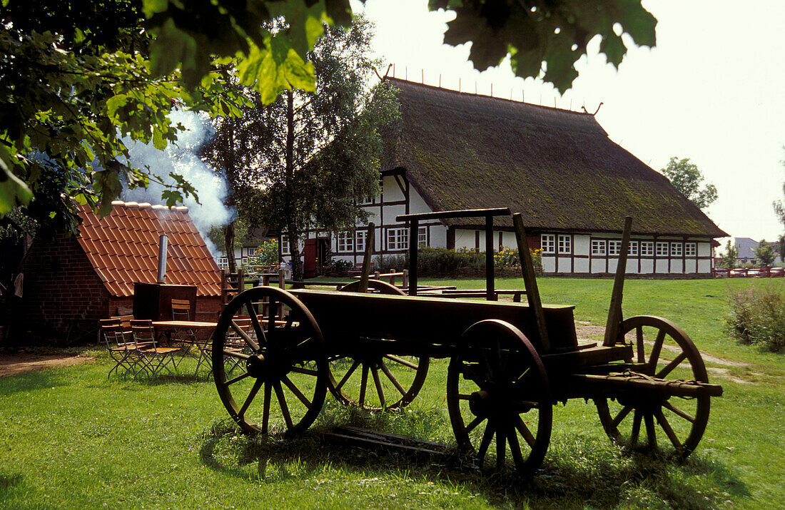 Open air museum, Klockenhagen, Mecklenburg-Pomerania, Germany, Europe