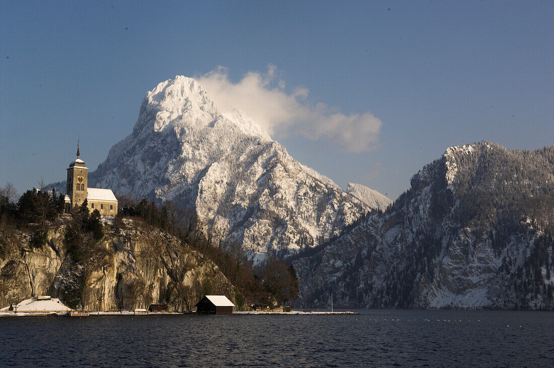 Johannesberg chapel and Traunstein, Austria