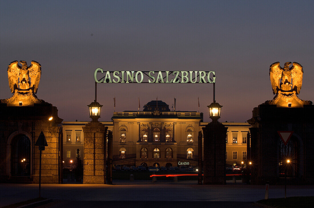 Außenansicht Casino Salzburg, Österreich