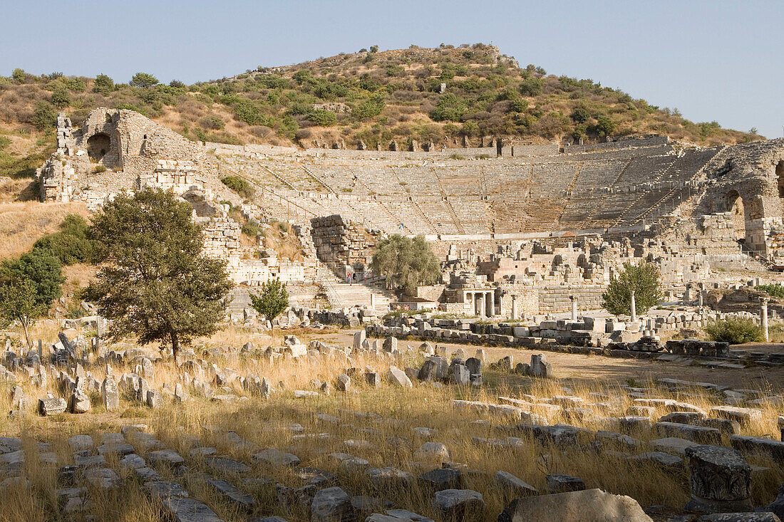 Großes Theater von Ephesos, Antike Ruinen von Ephesos, Türkei
