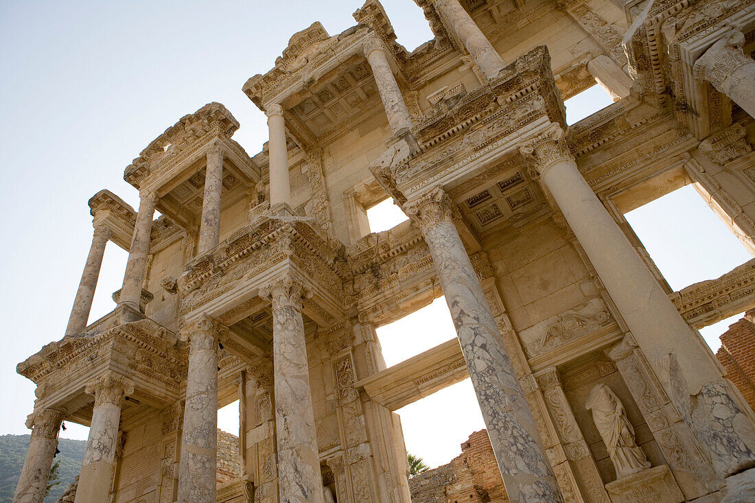 Celsus-Bibliothek, Antike Ruinen von Ephesos, Türkei