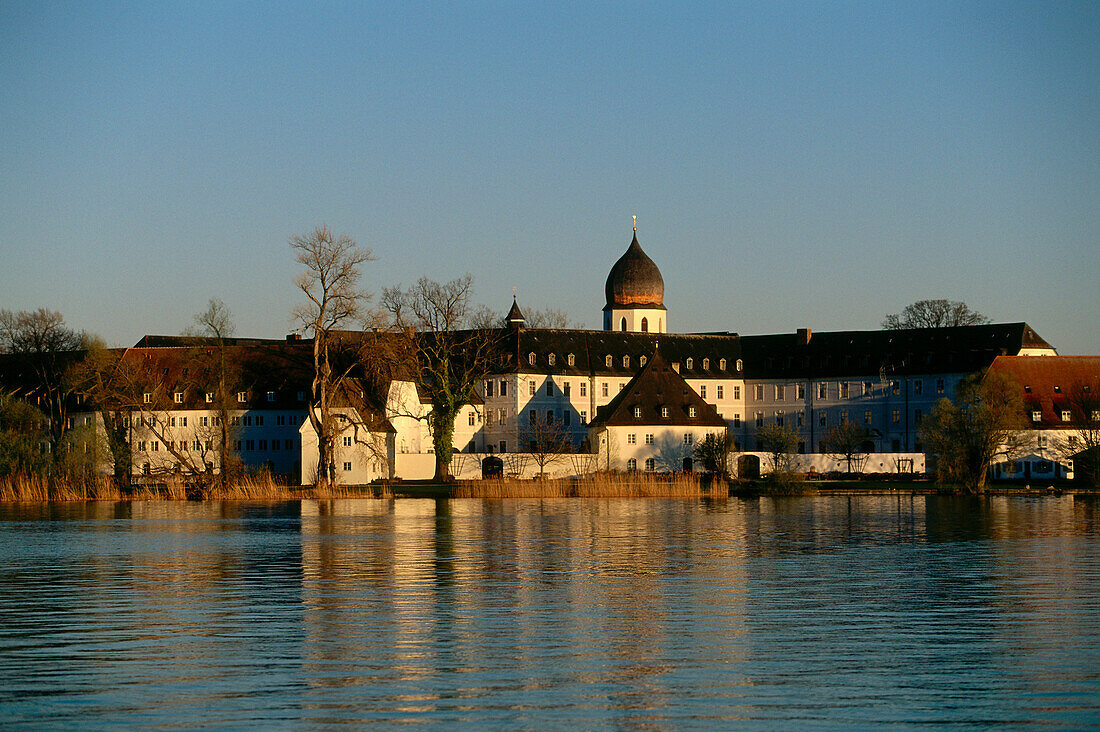 Benediktinerinnen-Kloster, Fraueninsel, Chiemsee, Bayern, Deutschland, Europa