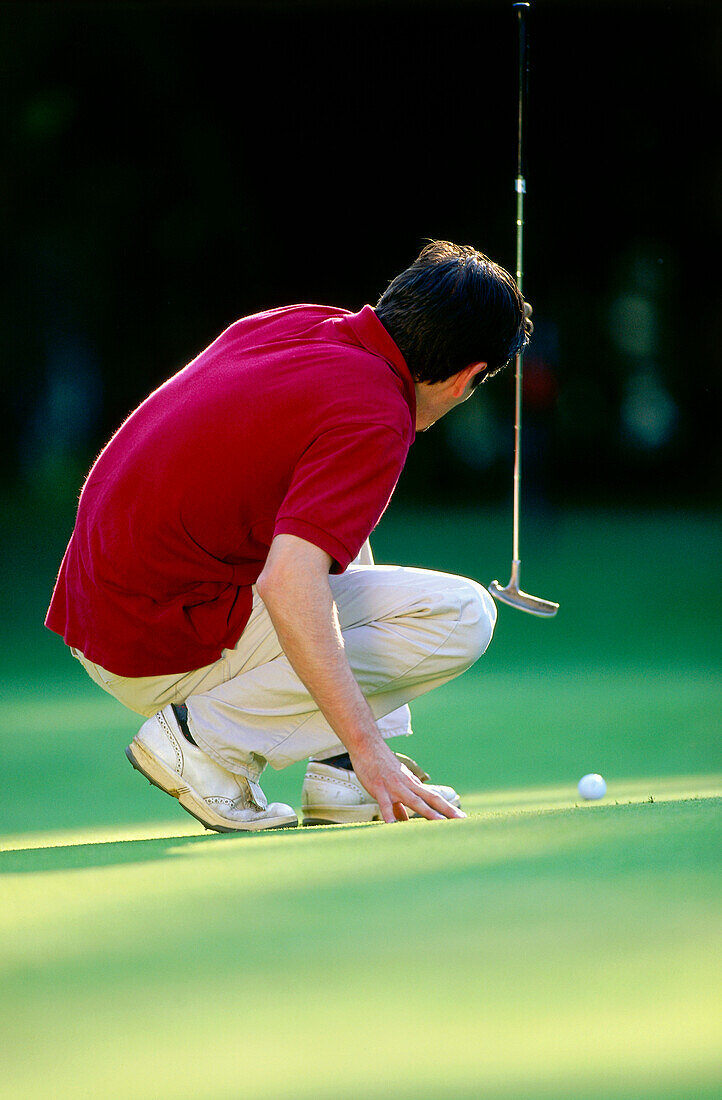 Golfer, Thomas Kuhn, Golf Club München, Straßlach, München, Bayern, Deutschland, Europa