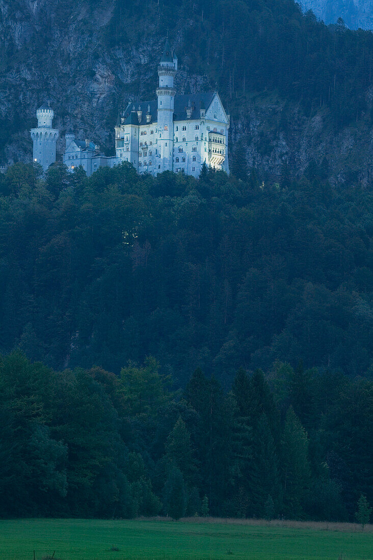 Neuschwanstein Castle, Schwangau, Fuessen, Allgaeu, Bavaria, Germany