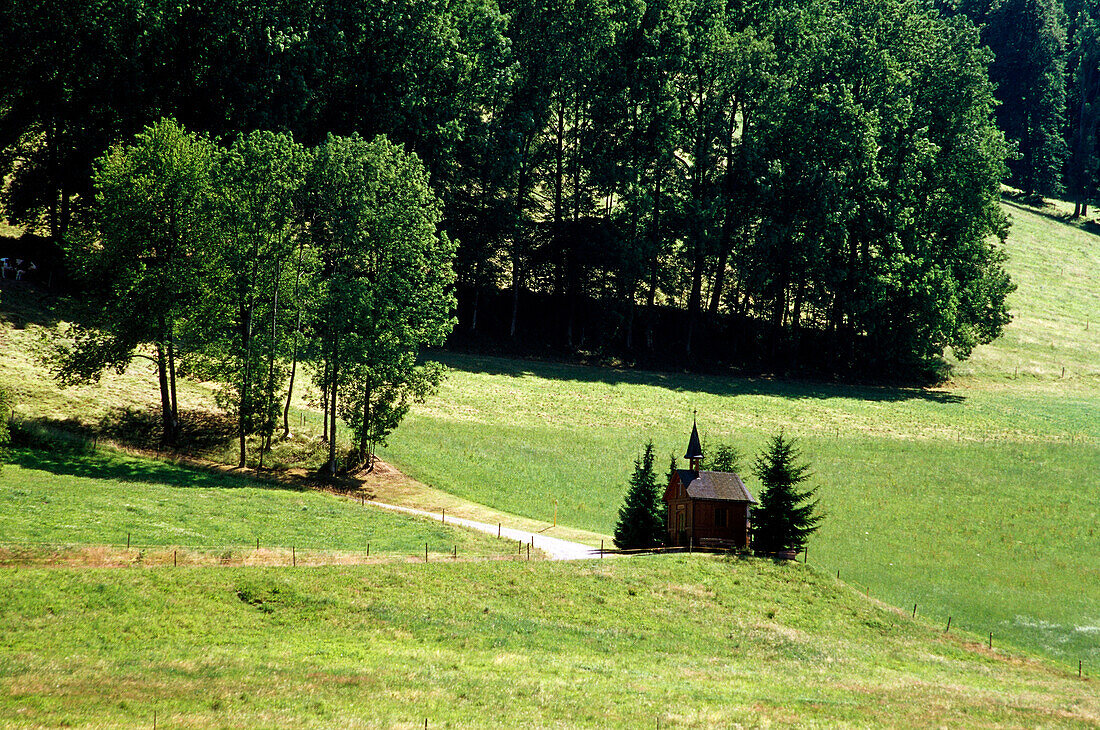 Chapel near Buchenbach, Black Forest, Baden-Wuerttemberg, Germany