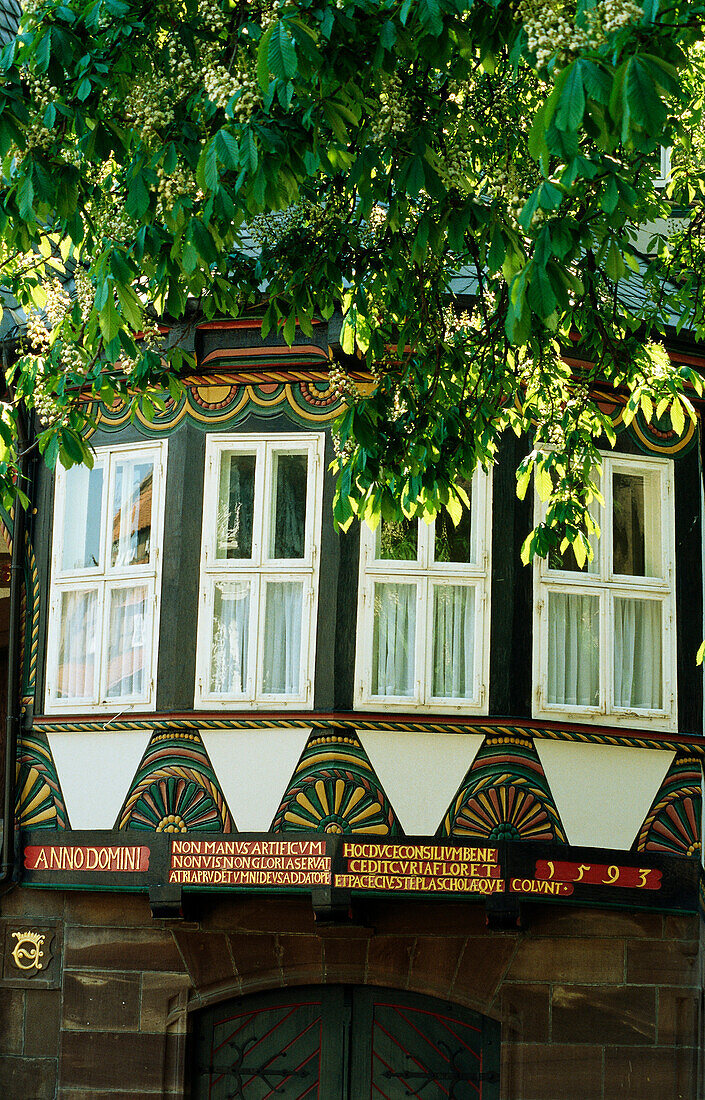 Ausschnitt vom Rathaus, Einbeck, Niedersachsen, Deutschland