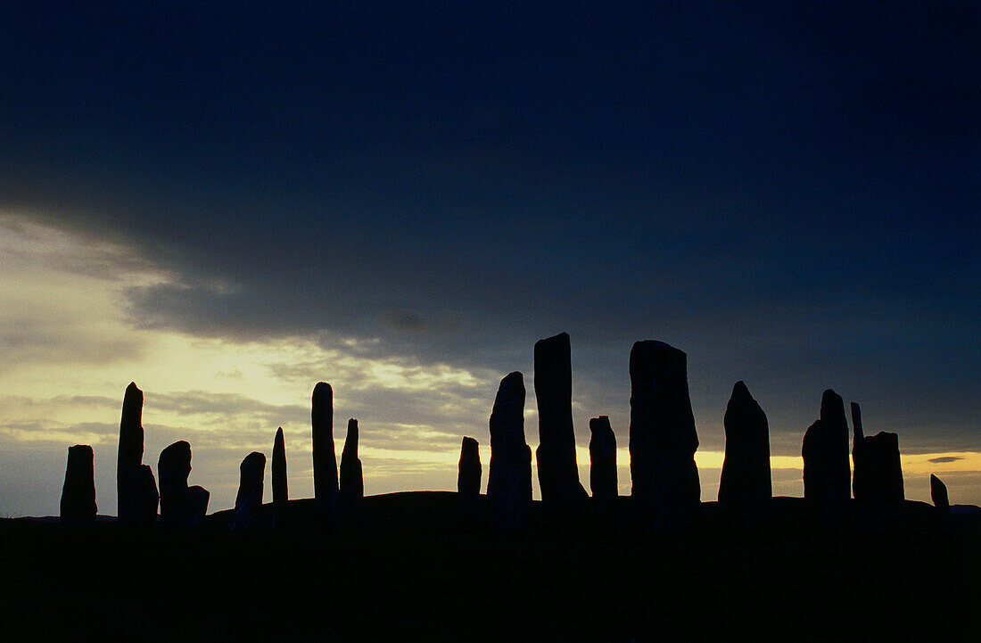 Steinkreise, Standing Stones of Callanish, Äußere Hebriden, Schottland, Grossbritannien