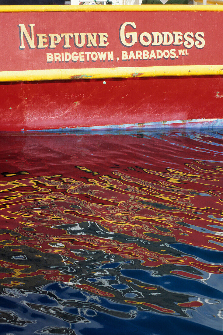 Fischerboot, Neptune Goddess, Bridgetown, Barbados, Karibik