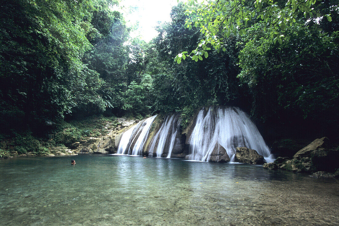Wasserfälle, Reach Falls, Near Muirton, Jamaika, Karibik