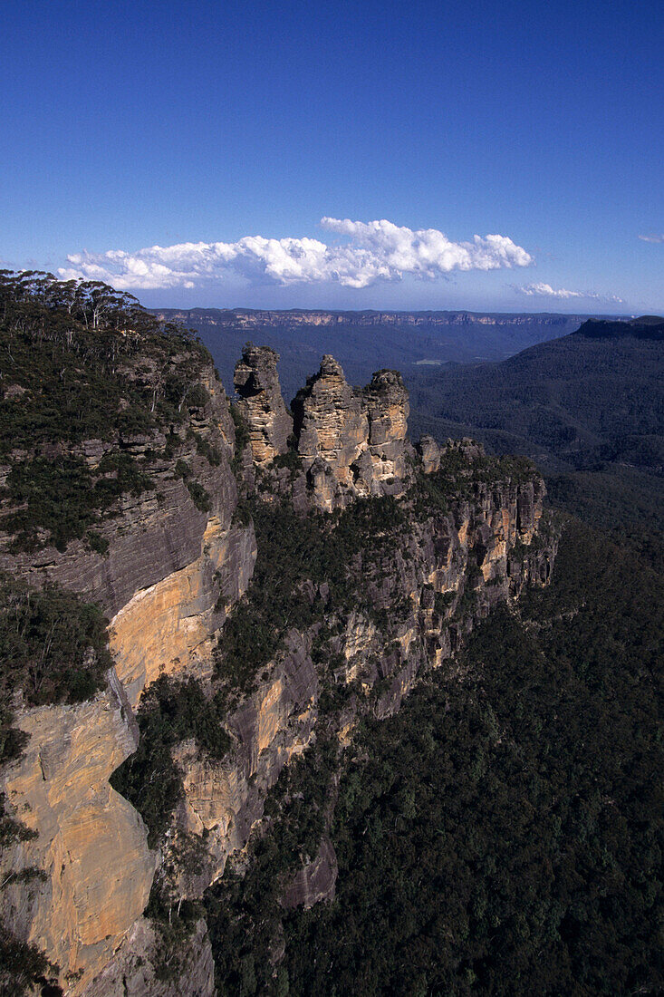 Die Three Sisters im Blue Mountains National Park, Katoomba, New South Wales, Australien
