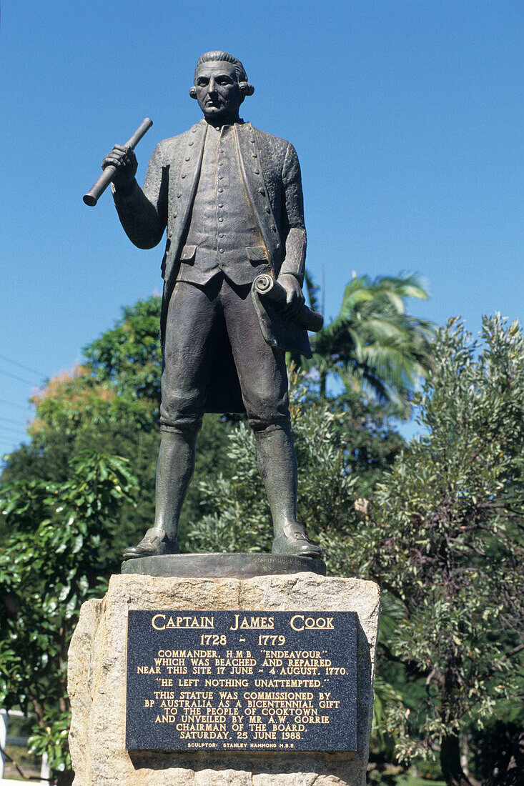 Captain Cook Statue, Cooktown, Queensland, Australia