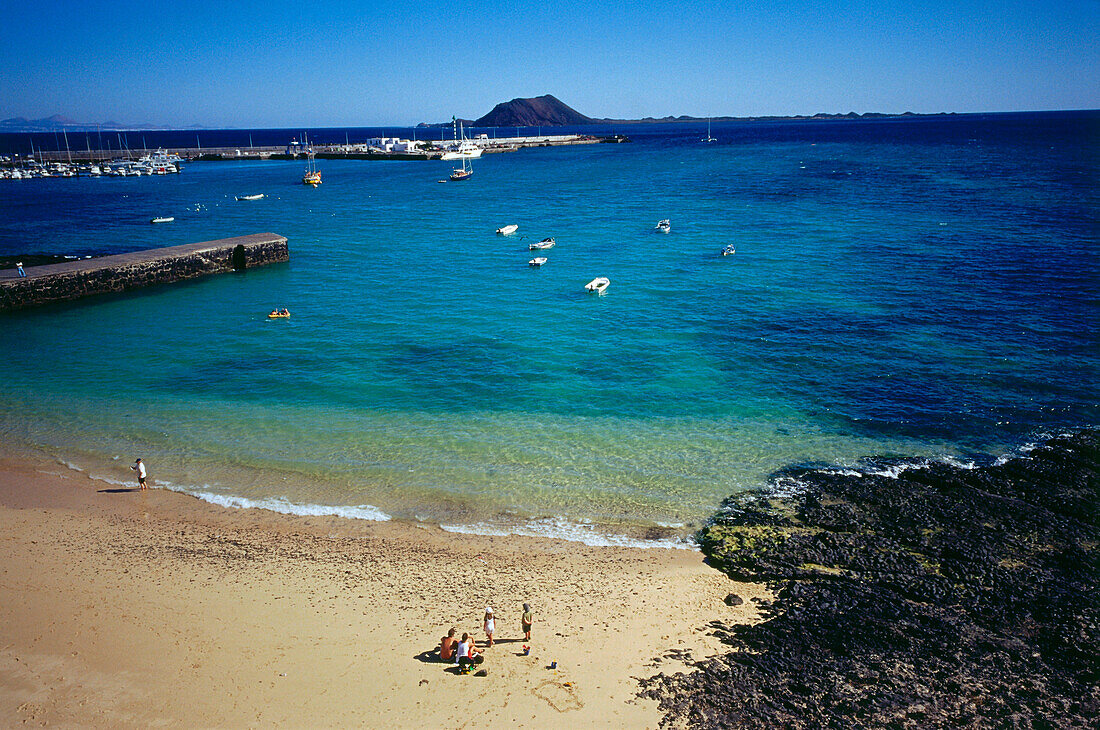Strand von Corralejo, Fuerteventura, Kanarische Inseln, Spanien, Europa