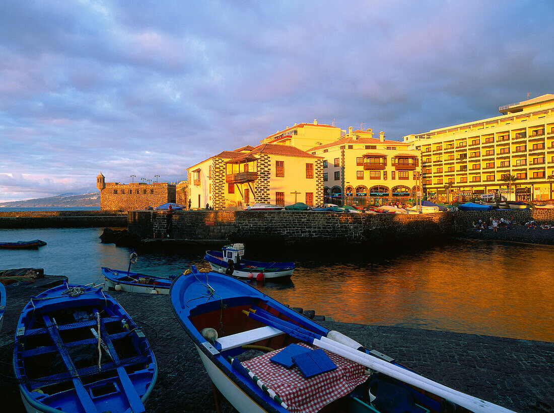 Fishing harbour, Puerto de la Cruz, Tenerife, Canary Islands, Spain
