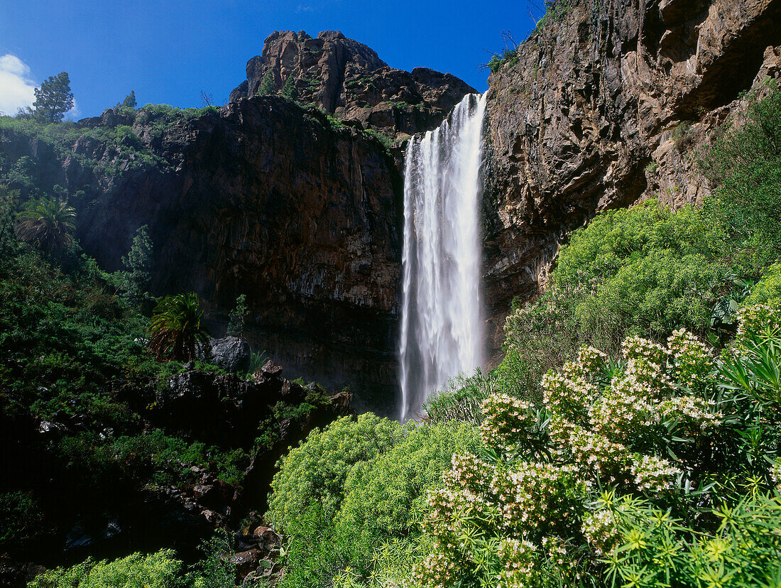 Wasserfall Cascada de Soria, Soria, Gran Canaria, Kanarische Inseln, Spanien, Europa