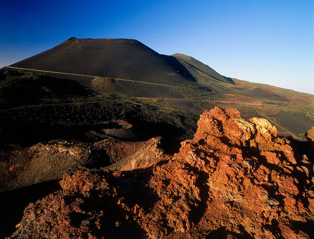 Vulkan San Antonio, Fuencaliente Vulkane, Naturschutzgebiet, Fuecaliente, La Palma, Kanarische Inseln, Spanien