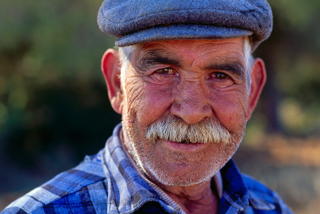 Alter Bauer aus Sant Lorenc, Zentrum der Insel Ibiza, Balearen, Spanien