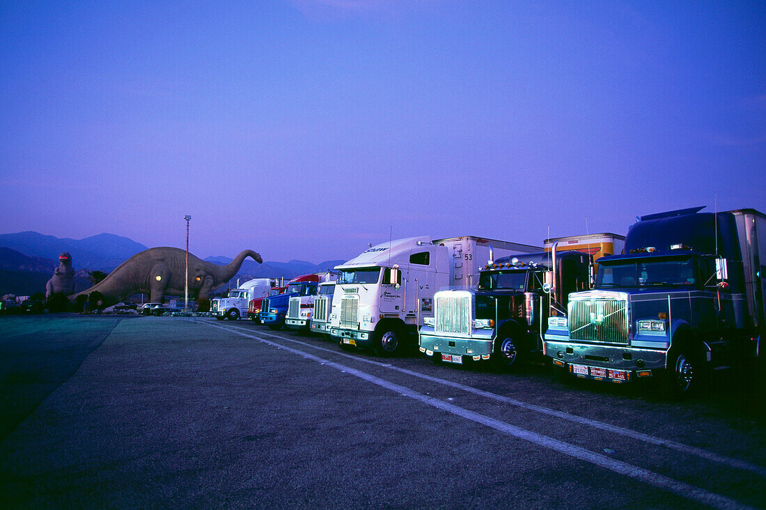 Truckstop Wheel Inn, Interstate-10, Cabazon, westl. Palm Springs, Südkalifornien, USA