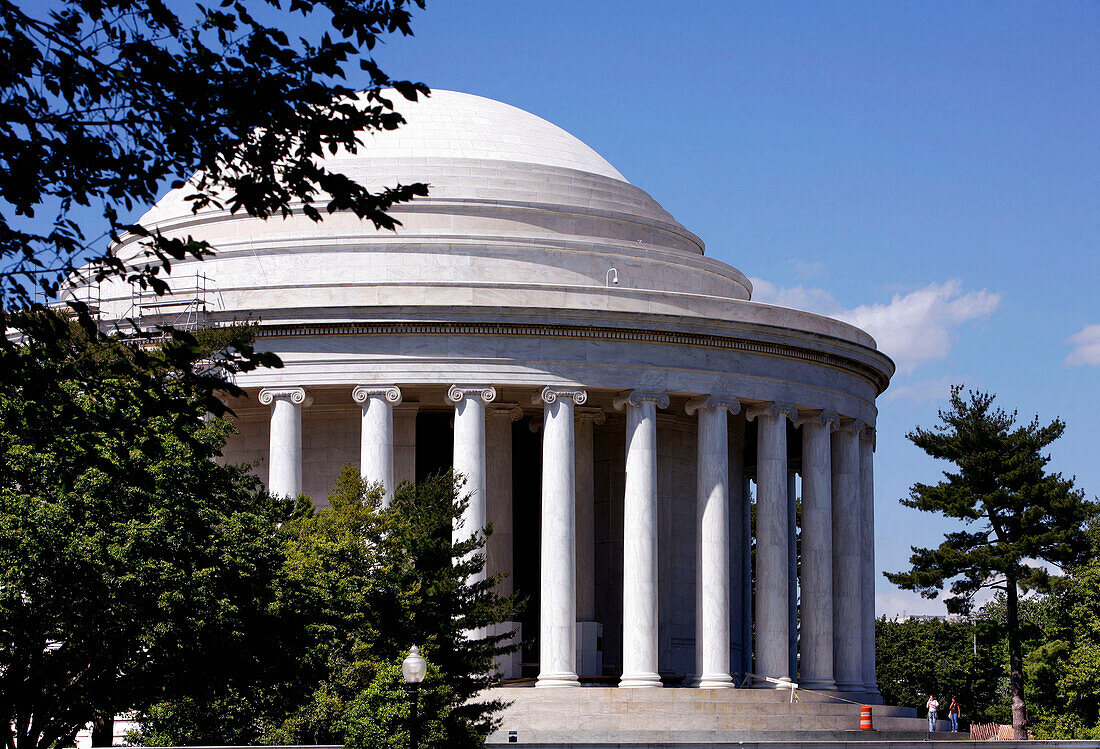 View of the Jefferson Memorial, Washington DC, United States, USA