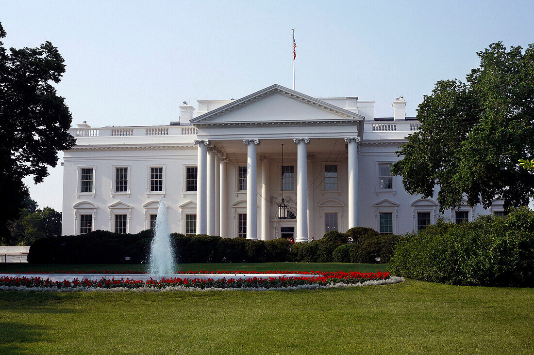 Das Weiße Haus, The White House, Washington DC, Vereinigte Staaten von Amerika, USA