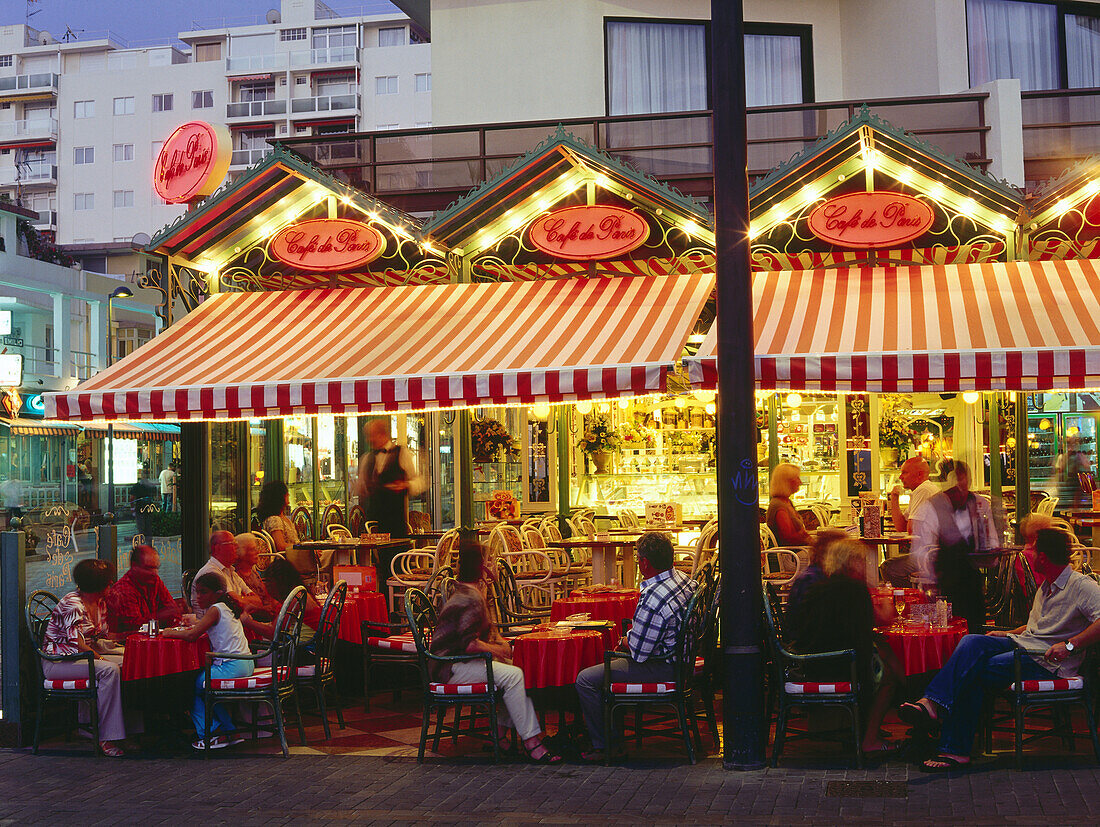 Café de Paris, Puerto de la Cruz, Teneriffa, Canary Islands, Spanien