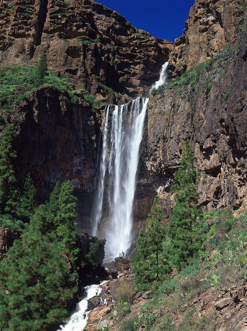 Wasserfall Cascada de Soria, Gran Canaria, Kanarische Inseln, Spanien