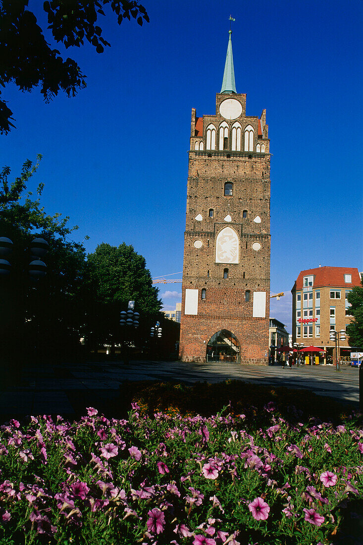 Building in Rostock, Kroepeliner Tor, Norderney, East Frisia, Germany